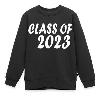 Class of 2023 - Kids Premium Organic Sweatshirt - black - Front - AI Model Kid Female (0cm)