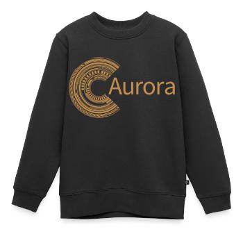 Für Aurora - Kinder Premium Organic Sweatshirt - Schwarz - Vorne - AI Model Kid Female (0cm)