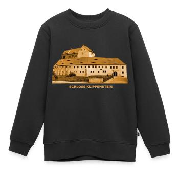 Klippenstein Schloss Radeberg Saxe - Sweat Premium enfant bio - noir - Devant - AI Model Kid Female (0cm)