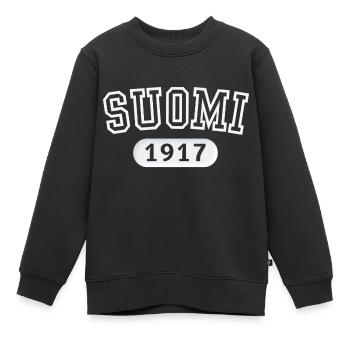 Finnland Finnland 1917 - Kinder Premium Organic Sweatshirt - Schwarz - Vorne - AI Model Kid Female (0cm)