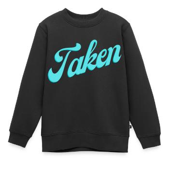 Taken - Kinder Premium Organic Sweatshirt - Schwarz - Vorne - AI Model Kid Female (0cm)