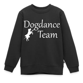 Danse Danse Musique - Sweat Premium enfant bio - noir - Devant - AI Model Kid Female (0cm)