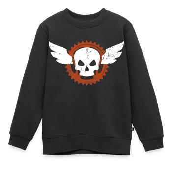 Fahrrad - Kinder Premium Organic Sweatshirt - Schwarz - Vorne - AI Model Kid Female (0cm)