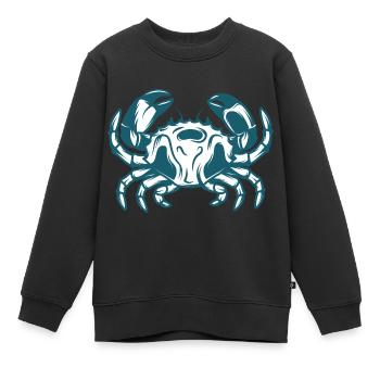 Meerestiere - Kinder Premium Organic Sweatshirt - Schwarz - Vorne - AI Model Kid Female (0cm)