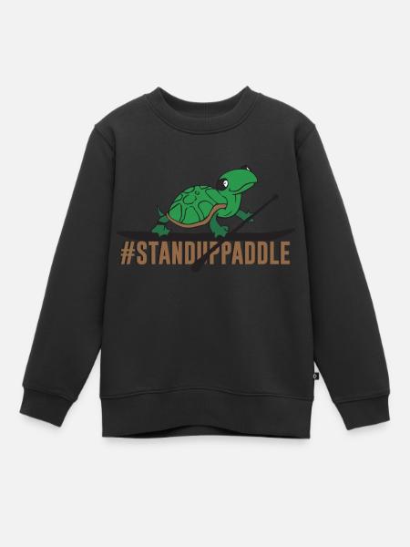 SOUPER - Sweat Premium enfant bio - noir