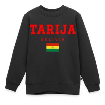 Tarija Bolivien - Kinder Premium Organic Sweatshirt - Schwarz - Vorne - AI Model Kid Female (0cm)