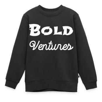 networking present idea funny sayings courage - Kinder Premium Organic Sweatshirt - Schwarz - Vorne - AI Model Kid Female (0cm)