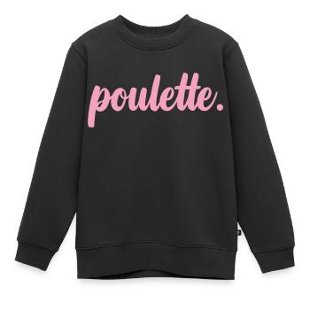Küken - Freundin - Beste Freundin - Kinder Premium Organic Sweatshirt - Schwarz - Vorne - AI Model Kid Female (0cm)