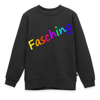 Fasching - Kinder Premium Organic Sweatshirt - Schwarz - Vorne - AI Model Kid Female (0cm)