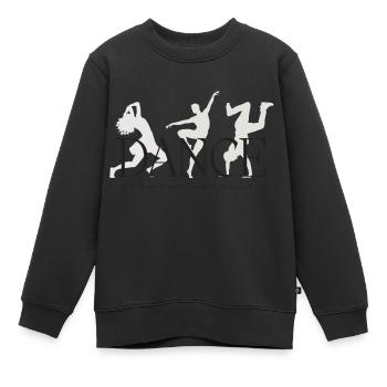 Dance at Movement Revolution - Kinder Premium Organic Sweatshirt - Schwarz - Vorne - AI Model Kid Female (0cm)