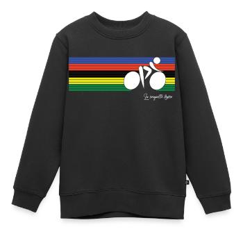 Weltmeister im Radfahren #2 - Kinder Premium Organic Sweatshirt - Schwarz - Vorne - AI Model Kid Female (0cm)