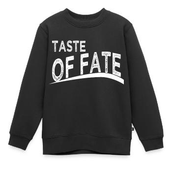 Idée de cadeau expressions culinaires amusantes - Sweat Premium enfant bio - noir - Devant - AI Model Kid Female (0cm)
