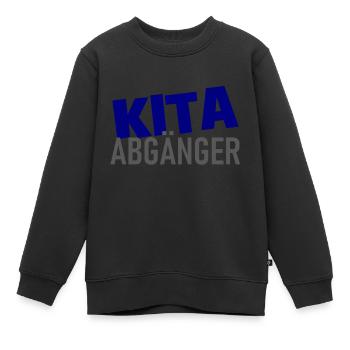Kita Abgänger Einschulung Kindergarten Schule - Kinder Premium Organic Sweatshirt - Schwarz - Vorne - AI Model Kid Female (0cm)