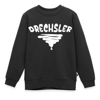 Profession tourneur sur bois - Sweat Premium enfant bio - noir - Devant - AI Model Kid Female (0cm)