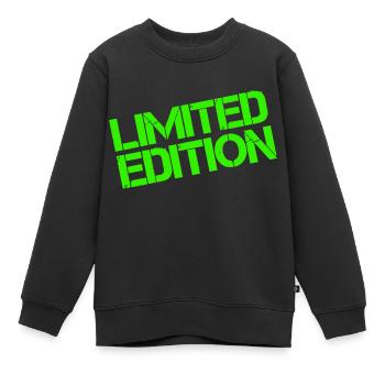 limited edition - Kinder Premium Organic Sweatshirt - Schwarz - Vorne - AI Model Kid Female (0cm)