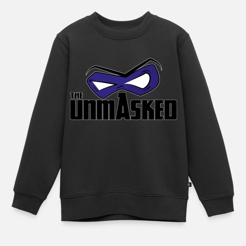 The Unmasked – Libère Ton Identité - Sweat Premium enfant bio - noir