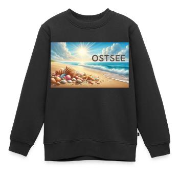 Ostsee - Kinder Premium Organic Sweatshirt - Schwarz - Vorne - AI Model Kid Female (0cm)