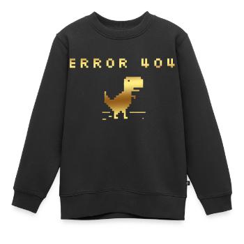 Karikatur Glücklich Vektor Figur Symbol Lustiges Design Niedlich - Kinder Premium Organic Sweatshirt - Schwarz - Vorne - AI Model Kid Female (0cm)