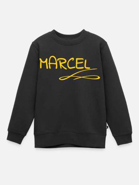 Marcel - Sweat Premium enfant bio - noir
