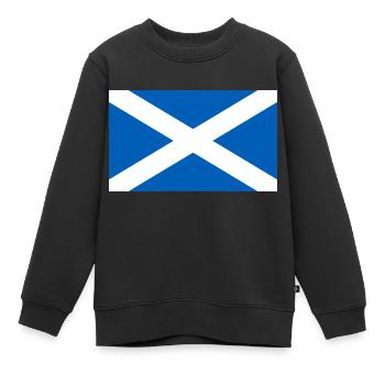 Schottland - Kinder Premium Organic Sweatshirt - Schwarz - Vorne - AI Model Kid Female (0cm)
