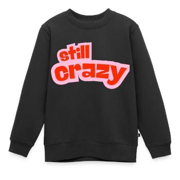 still crazy - Kinder Premium Organic Sweatshirt - Schwarz - Vorne - AI Model Kid Female (0cm)