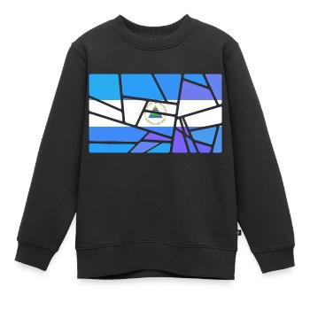 Nicaragua Nicaragua - Kinder Premium Organic Sweatshirt - Schwarz - Vorne - AI Model Kid Female (0cm)