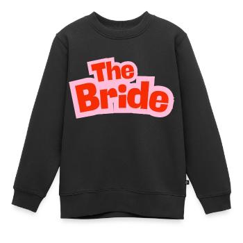 La mariée - Sweat Premium enfant bio - noir - Devant - AI Model Kid Female (0cm)