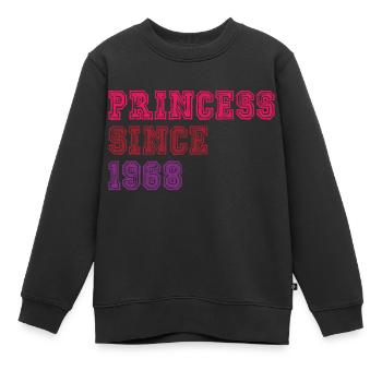 1968 Geburtstag Prinzessin - Kinder Premium Organic Sweatshirt - Schwarz - Vorne - AI Model Kid Female (0cm)