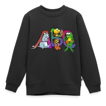 Summ, Quak und Pieps - Kinder Premium Organic Sweatshirt - Schwarz - Vorne - AI Model Kid Female (0cm)