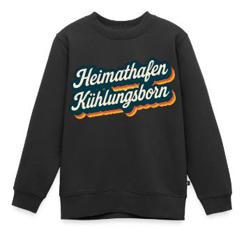 Heimathafen Kühlungsborn Andenken - Kinder Premium Organic Sweatshirt - Schwarz - Vorne - AI Model Kid Female (0cm)