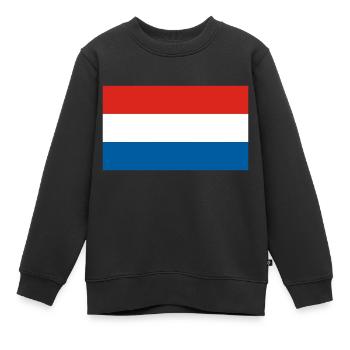 Baskenland - Kinder Premium Organic Sweatshirt - Schwarz - Vorne - AI Model Kid Female (0cm)