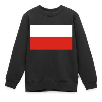 Polen - Kinder Premium Organic Sweatshirt - Schwarz - Vorne - AI Model Kid Female (0cm)