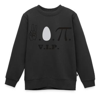 VIP - Kinder Premium Organic Sweatshirt - Schwarz - Vorne - AI Model Kid Female (0cm)