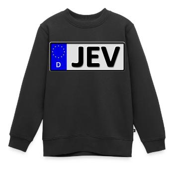 Jever Kennzeichen - Kinder Premium Organic Sweatshirt - Schwarz - Vorne - AI Model Kid Female (0cm)