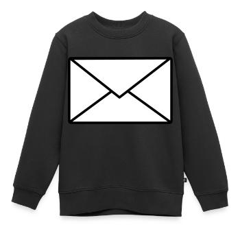 Brief - Kinder Premium Organic Sweatshirt - Schwarz - Vorne - AI Model Kid Female (0cm)