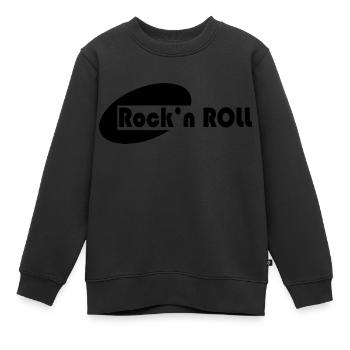 Rock Musik Rock and Roll - Sweat Premium enfant bio - noir - Devant - AI Model Kid Female (0cm)
