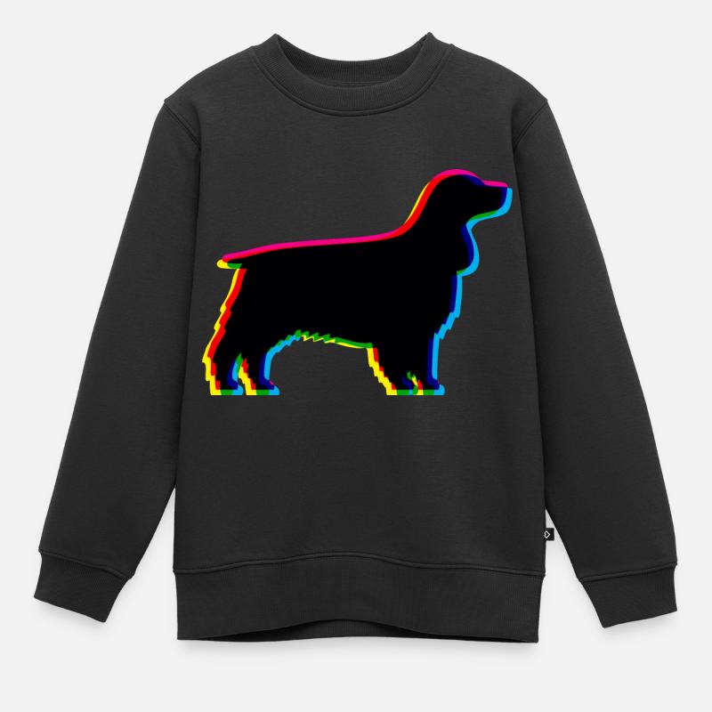 CMJN Deutsch Cocker Épagneul - Sweat Premium enfant bio - noir