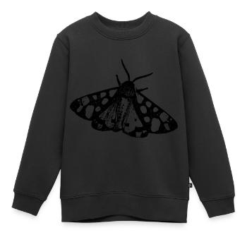 Motte Falter Insekt - Kinder Premium Organic Sweatshirt - Schwarz - Vorne - AI Model Kid Female (0cm)