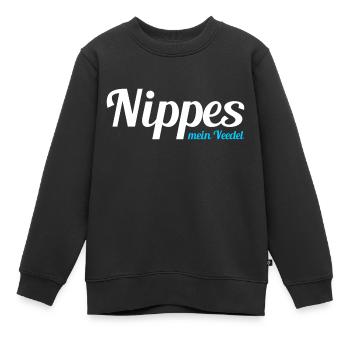 Köln Nippes - mein Veetel - Rhein - Domstadt - Kinder Premium Organic Sweatshirt - Schwarz - Vorne - AI Model Kid Female (0cm)