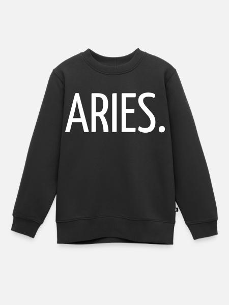 Aries - Sweat Premium enfant bio - noir