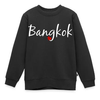 Bangkok - Kinder Premium Organic Sweatshirt - Schwarz - Vorne - AI Model Kid Female (0cm)