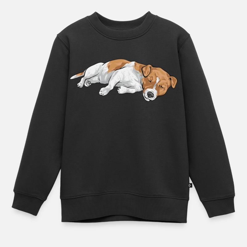 Jack Russell Terrier - Sweat Premium enfant bio - noir