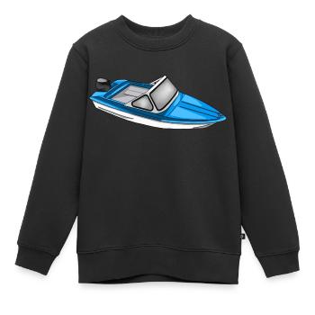 Bateau Ibis de la RDA - Sweat Premium enfant bio - noir - Devant - AI Model Kid Female (0cm)