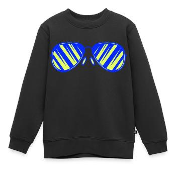 lunettes de soleil - Sweat Premium enfant bio - noir - Devant - AI Model Kid Female (0cm)