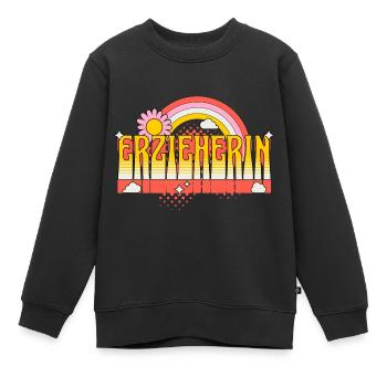 Maternelle Maternelle Profession Enseignant de maternelle - Sweat Premium enfant bio - noir - Devant - AI Model Kid Female (0cm)