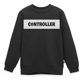 Beruf Controller - Kinder Premium Organic Sweatshirt - Schwarz - Vorne - AI Model Kid Female (0cm)
