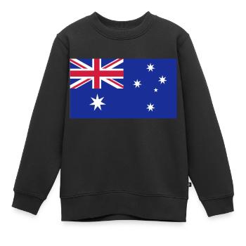 Australien - Kinder Premium Organic Sweatshirt - Schwarz - Vorne - AI Model Kid Female (0cm)
