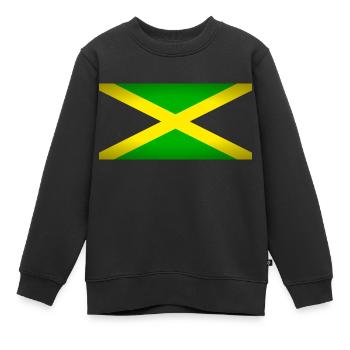 Jamaica (auf schwarz) - Kinder Premium Organic Sweatshirt - Schwarz - Vorne - AI Model Kid Female (0cm)