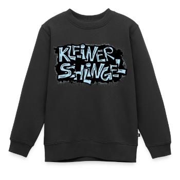 kleiner schlingel graffit - Kinder Premium Organic Sweatshirt - Schwarz - Vorne - AI Model Kid Female (0cm)