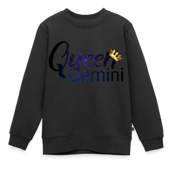 Sternzeichen Zwilling / Zodiac Gemini - Kinder Premium Organic Sweatshirt - Schwarz - Vorne - AI Model Kid Female (0cm)